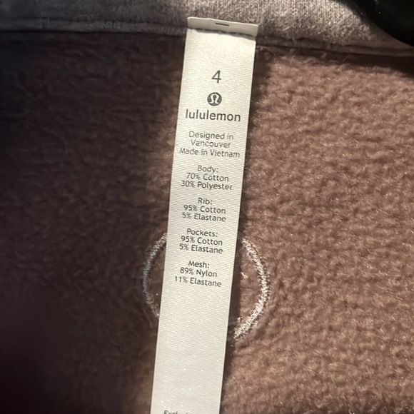 Mauve/Lavender Scuba Zip up - Picture 2 of 5